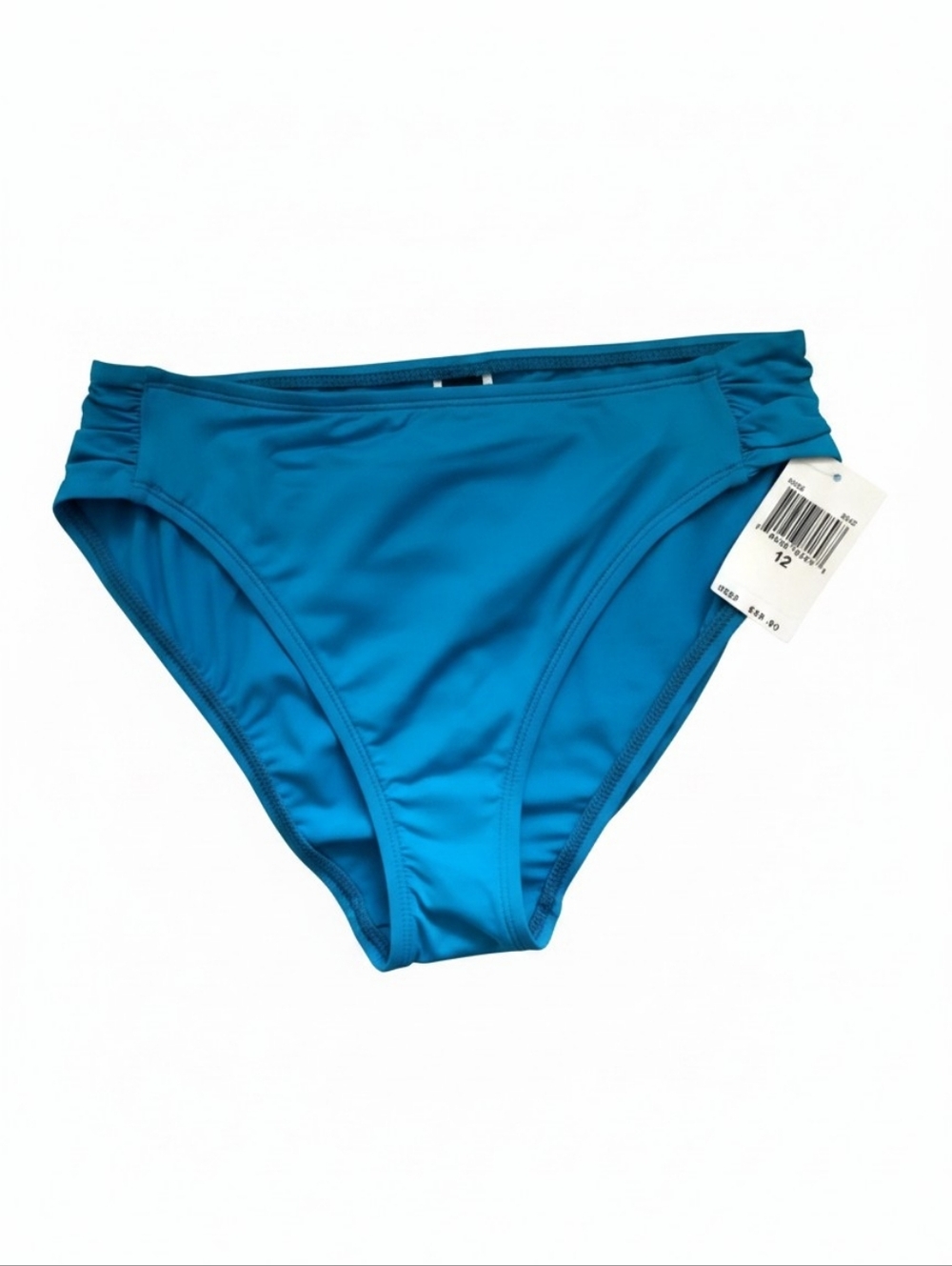 La Blanca Blue swim bottoms turquoise blue full coverage Swim bottoms NWT sz 12